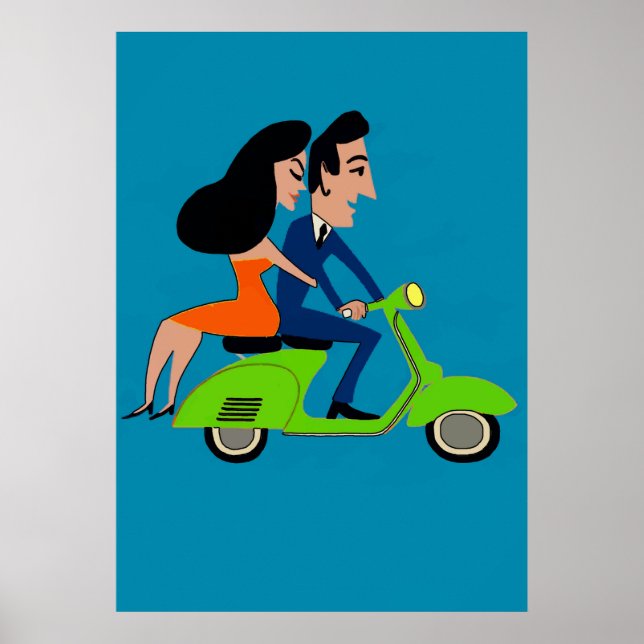 Scooter Girl, add text Poster (Front)