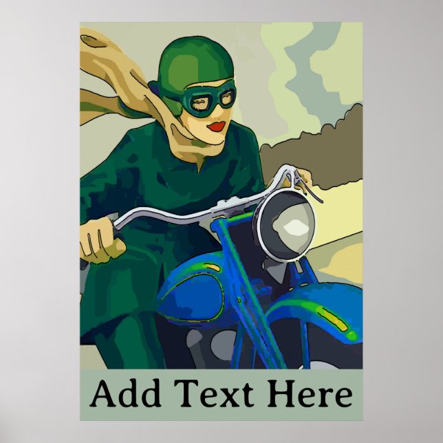 Scooter Girl, add text Poster (Front)