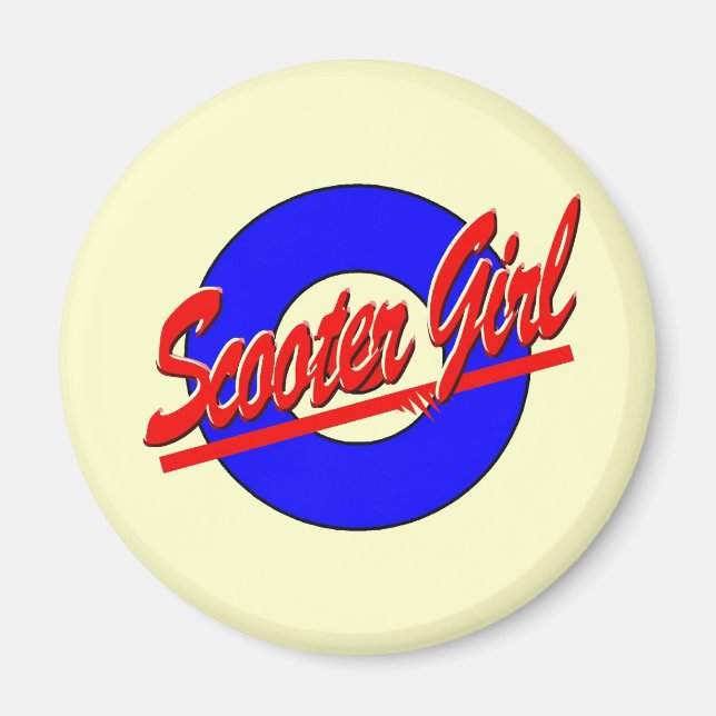 Scooter Girl Magnet (Front)
