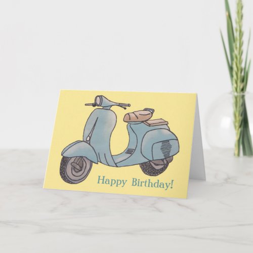 Scooter Greeting Card