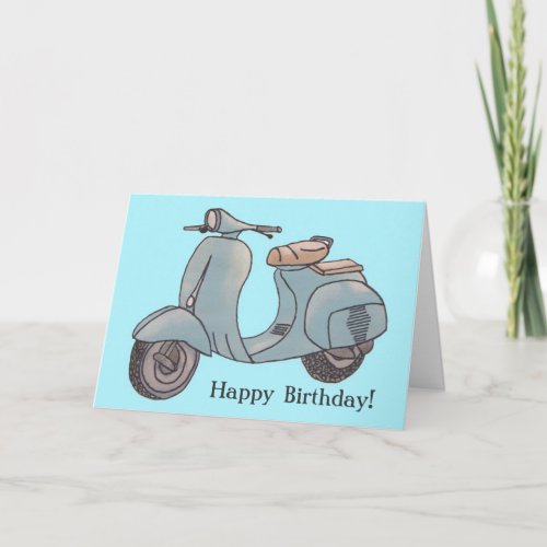 Scooter Greeting Card