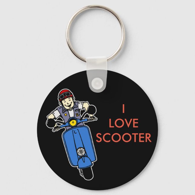 Scooter Keychain (Front)