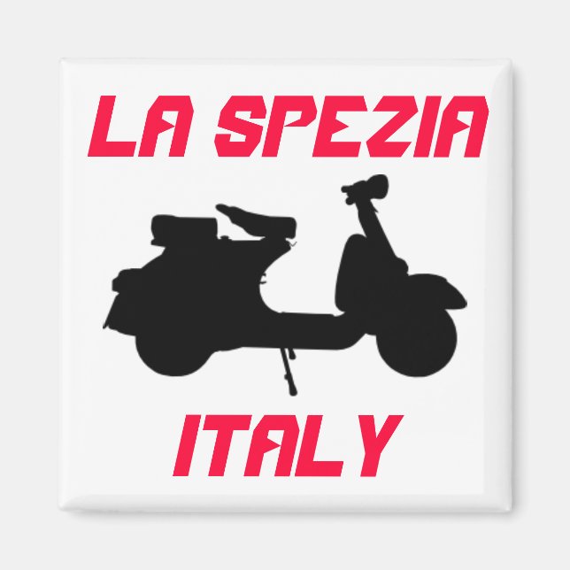 Scooter, La Spezia, Italy Magnet (Front)