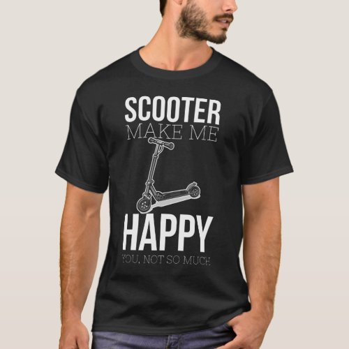 Scooter lucky scooter stunts T_Shirt