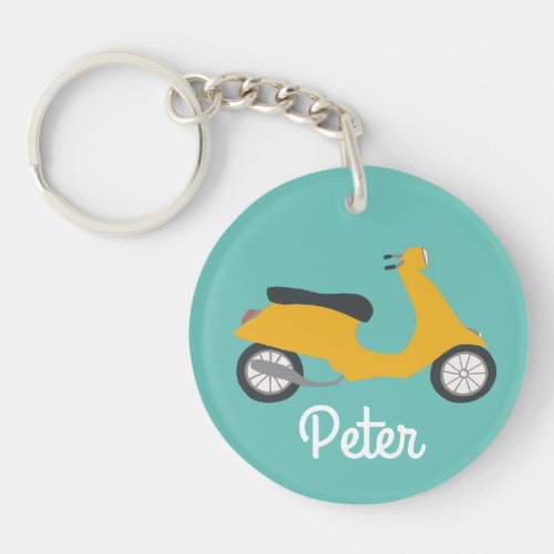 Scooter Moped Motorcycle CUSTOM   Keychain