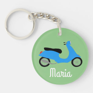 Scooter Moped Motorcycle CUSTOM Keychain