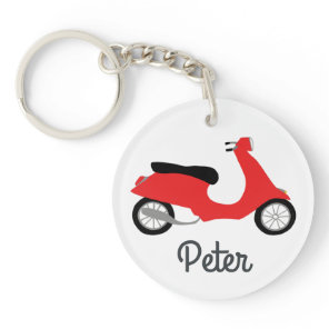 Scooter Moped Motorcycle CUSTOM   Keychain