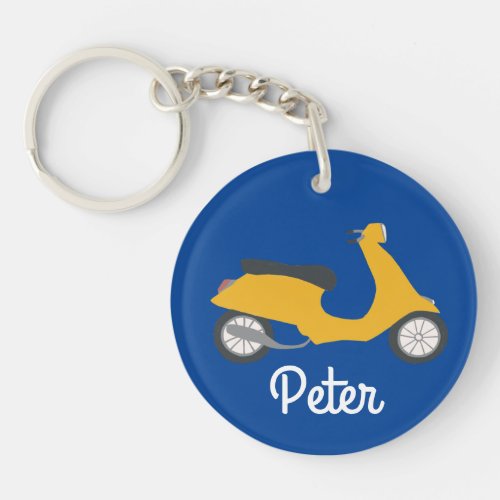 Scooter Moped Motorcycle CUSTOM   Keychain