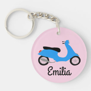 Scooter Moped Motorcycle CUSTOM Keychain