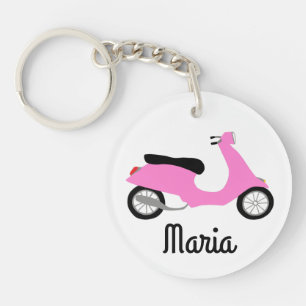 Scooter Moped Motorcycle CUSTOM Keychain