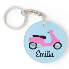 Scooter Moped Motorcycle CUSTOM Keychain