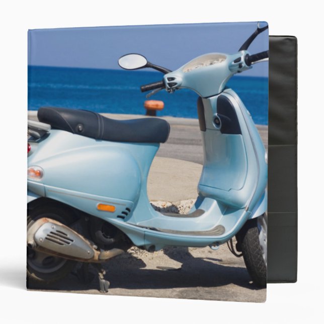 Scooter On The Beach | Ephesus, Turkey Binder (Front/Inside)