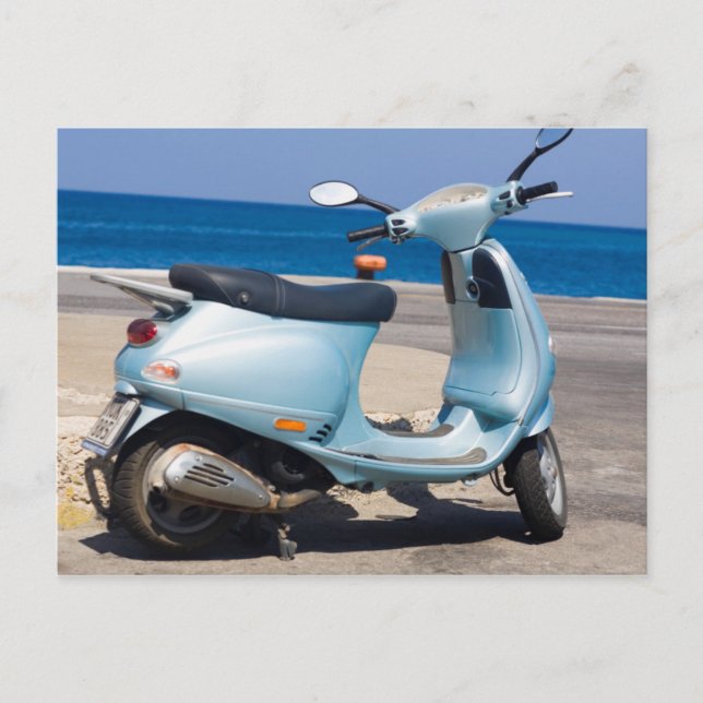 Scooter On The Beach | Ephesus, Turkey Postcard (Front)
