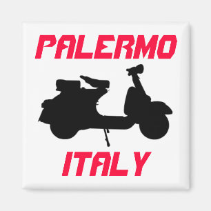 Scooter, Palermo, Italy Magnet