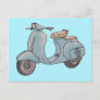 Scooter postcard