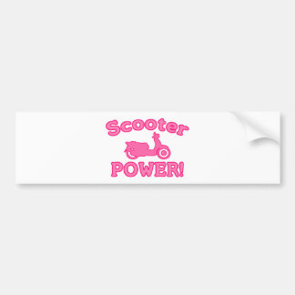 Scooter POWER! Bumper Sticker