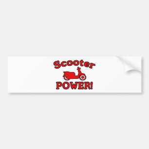 Scooter POWER! Bumper Sticker