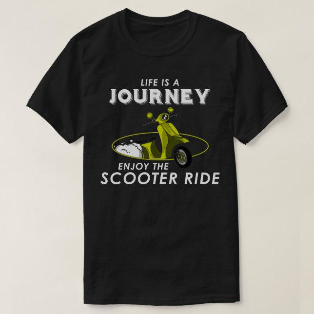 Scooter ride with Child T-Shirt (Design Front)
