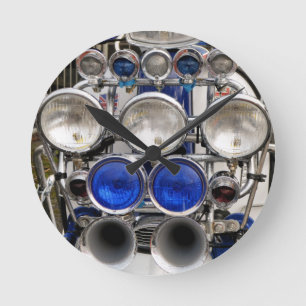 SCOOTER ROUND CLOCK