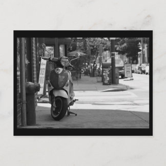 Scooter South Street BW Postcard