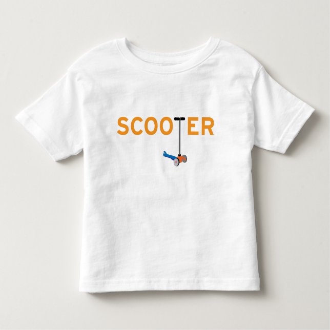 SCOOTER TODDLER T-SHIRT (Front)