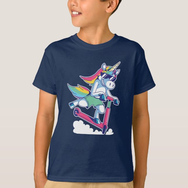 SCOOTER UNICORN T-Shirt (Front)