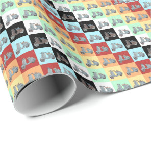 Scooter Wrapping Paper