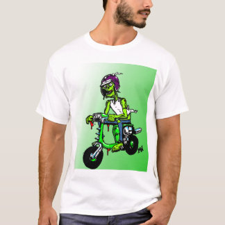 Scootering Zombie Tee