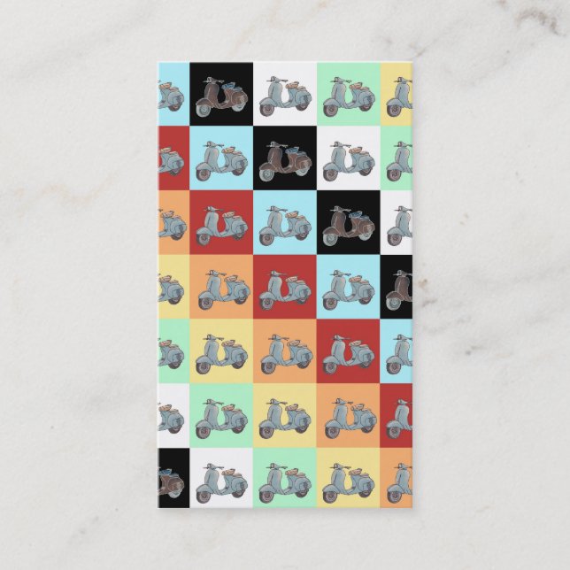 Scooters Bookmark Business Cards (Front)