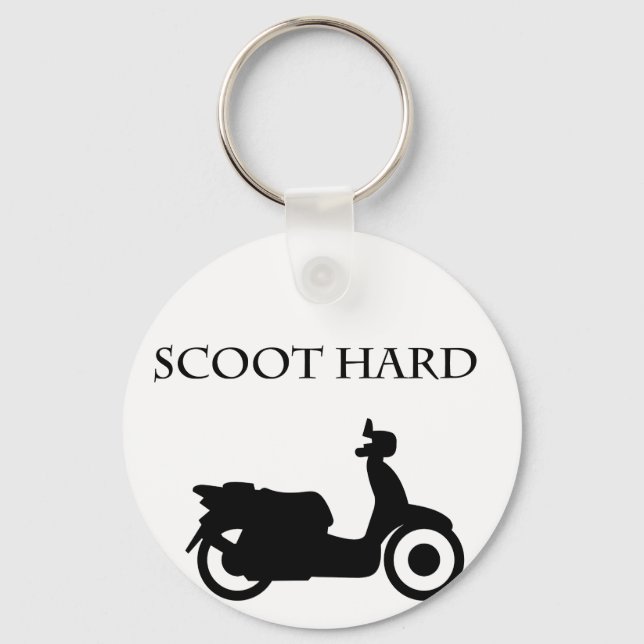 scoothardimage keychain (Front)