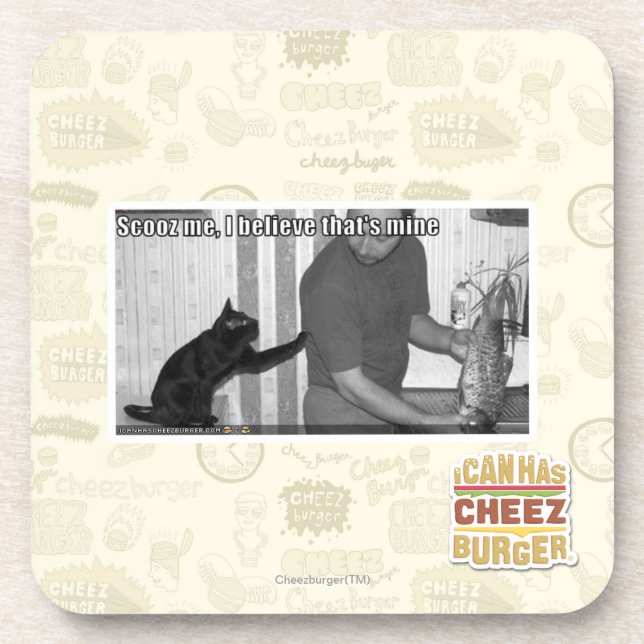 Scooz me, I believe that's mine Beverage Coaster (Front)