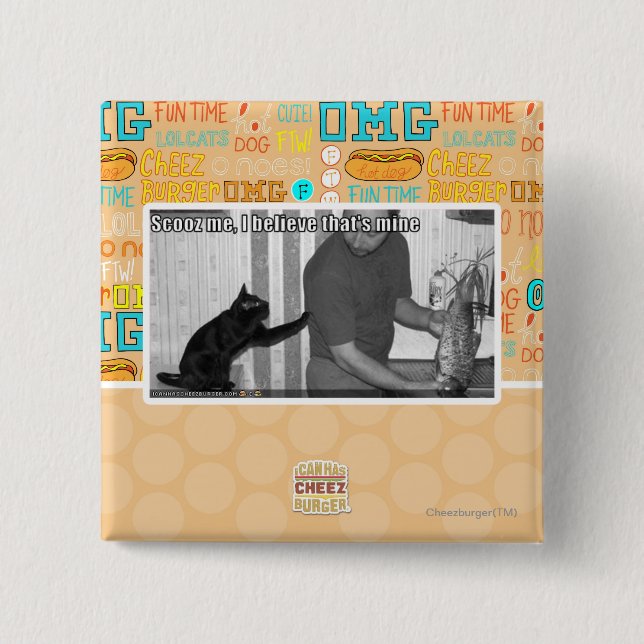 Scooz me, I believe that's mine Pinback Button (Front)