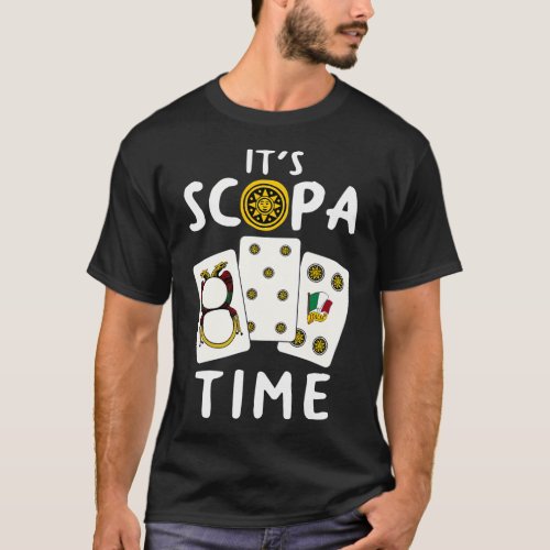 Scopa Italian Card Game Scopa Player T_Shirt