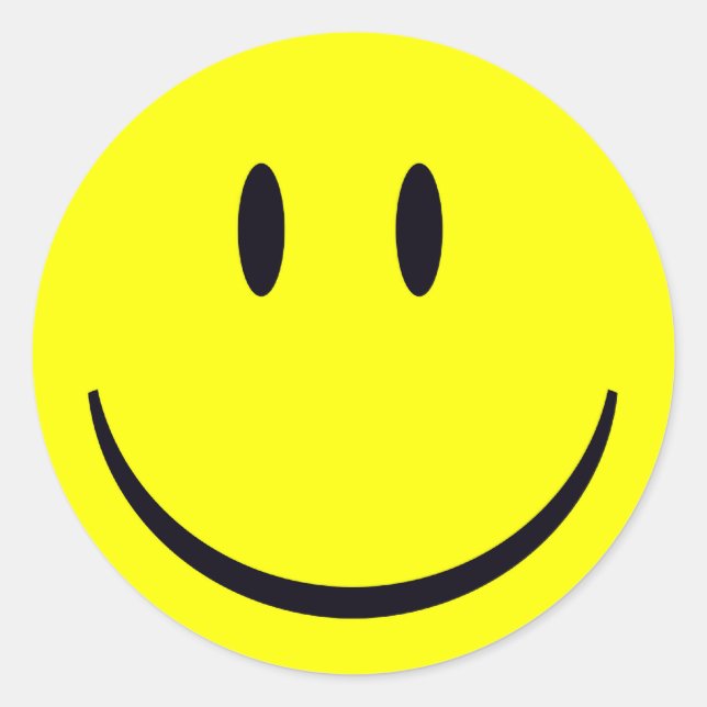 Scope Cap Sticker, Classic Face Round Sticker (Front)