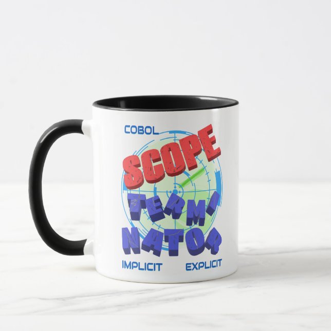Scope Terminators in Cobol Programming Mug (Left)