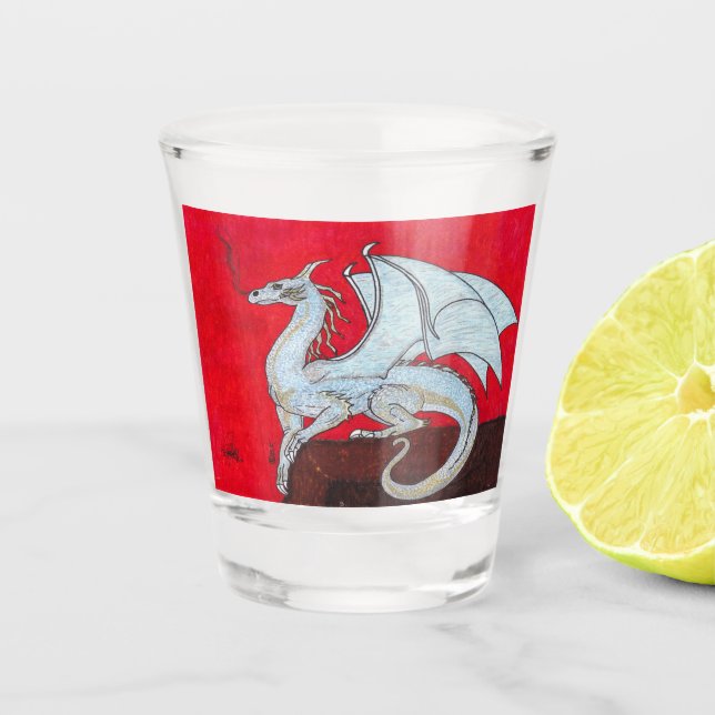 SCORCHED DRAGON SHOT GLASS (Front)