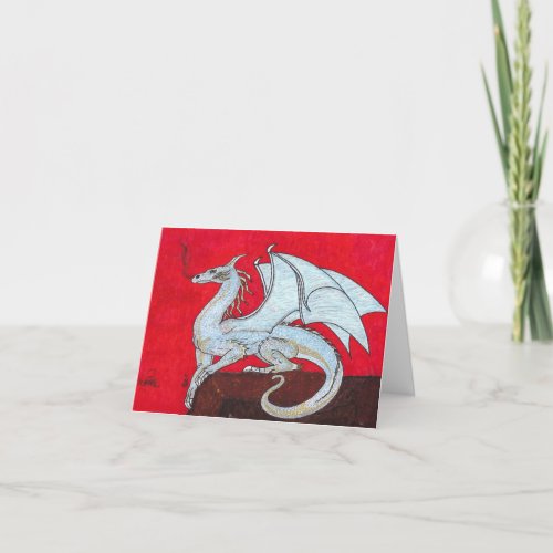 SCORCHED DRAGON THANK YOU CARD
