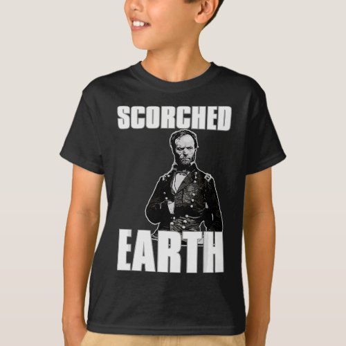 Scorched Earth  William Tecumseh Sherman  T_Shirt
