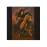 Scorching Fast Barrel Racing Team! Wood Wall Art