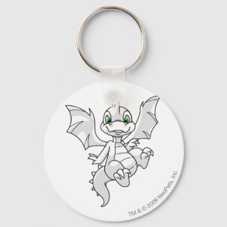 Scorchio White Keychain