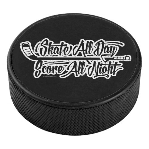 Score All Night hockey Hockey Puck