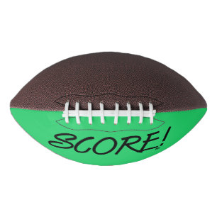 Score black and green football
