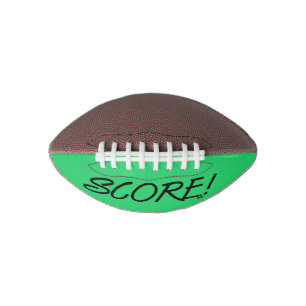 Score black and green mini football