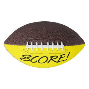Score black and yellow football