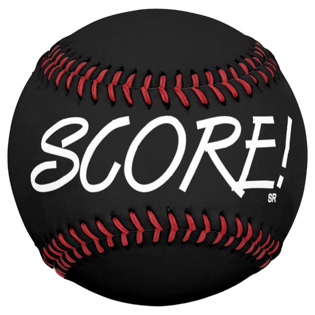 Score black softball (Front)