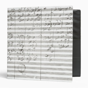 Score for the 3rd Movement of the 5th Symphony 3 Ring Binder