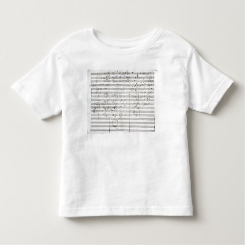 Score for the 3rd Movement of the 5th Symphony Toddler T_shirt