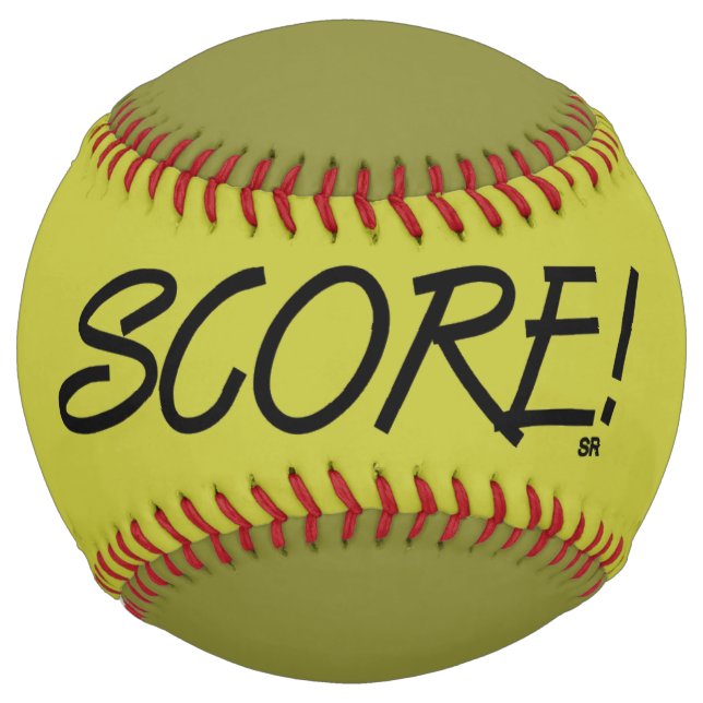 Score gold and khaki softball (Front)