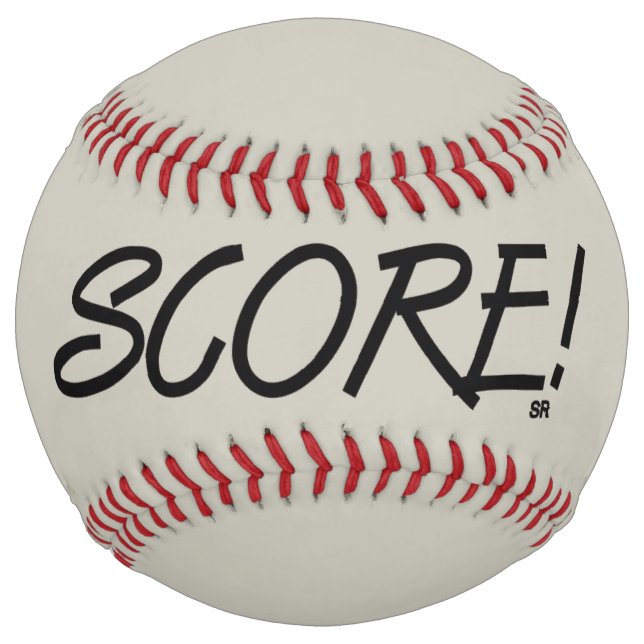 Score gray softball (Front)