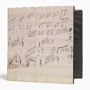 Score sheet of 'Moonlight Sonata' 3 Ring Binder